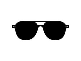 Sun Eye Glasses Silhouette, Front View, Flat Style, can use for Pictogram, Logo Gram, Apps, Art Illustration, Template for Avatar Profile Image, Website, or Graphic Design Element vector