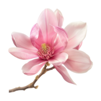Magnolia liliiflora Plant on Transparent Background png
