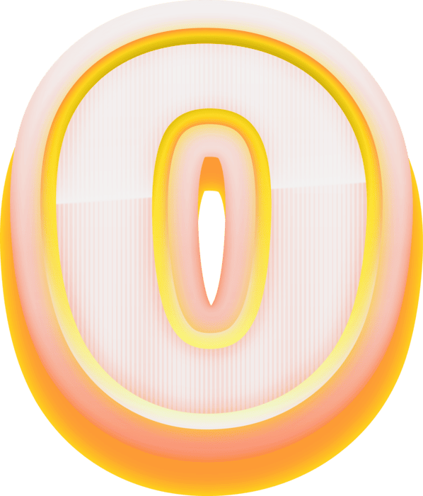 Number 0 PNGs for Free Download