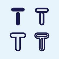 letter T logo image and font T design graphic vector