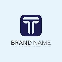 letter T logo image and font T design graphic vector