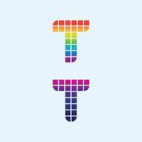 letter T logo image and font T design graphic vector