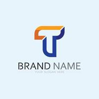 letter T logo image and font T design graphic vector