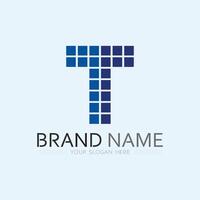 letter T logo image and font T design graphic vector