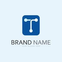 letter T logo image and font T design graphic vector