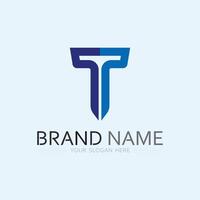 letter T logo image and font T design graphic vector