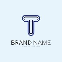 letter T logo image and font T design graphic vector