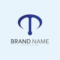letter T logo image and font T design graphic vector