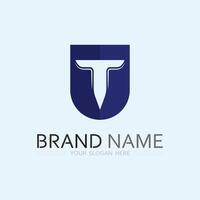 letter T logo image and font T design graphic vector