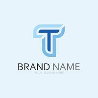 letter T logo image and font T design graphic vector
