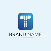 letter T logo image and font T design graphic vector