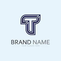 letter T logo image and font T design graphic vector
