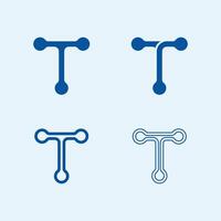 letter T logo image and font T design graphic vector