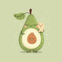 A fig with a sweet expression vector