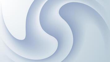 white wave layer abstract background vector