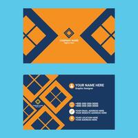 Modern Creative Business Card Design Template vector