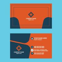 Simple Modern Business Card Design vector