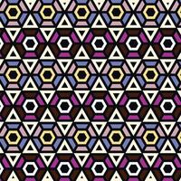 Seamless Pattern of Hexagon Geometric design , creative design template vector