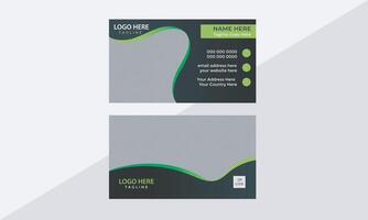 Business Card Design Layout vector