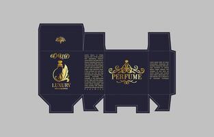 Pckaging box design layout vector