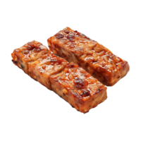 Different Nuts and Chocolate Bar on Transparent Background png