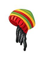 reggae rastafarian style vector