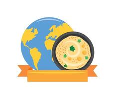 hummus day international vector