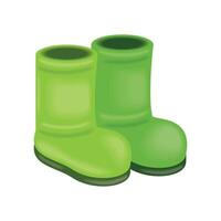 planting equipment boots vector