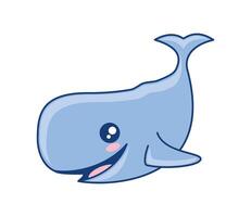 whale sea life vector