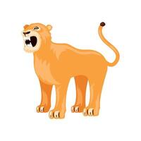 lion female feline vector