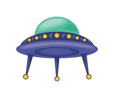 ufo spaceship design vector