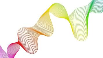 Abstract backdrop with wave gradient lines vector