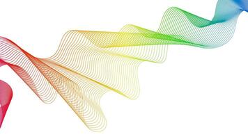 Abstract backdrop with wave gradient lines vector