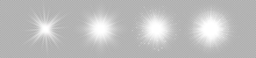 Light effect of lens flares vector