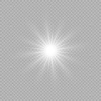 Light effect of lens flares vector