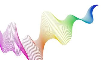 Abstract backdrop with wave gradient lines vector