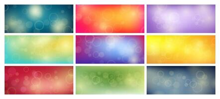 Abstract background with blur bokeh light effect vector