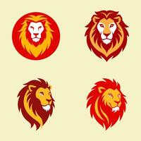 A minimalist file of a lion face with clean lines and sharp details, capturing the essence and majesty of the lion's visage. vector