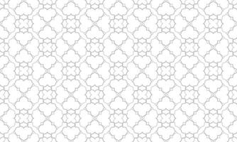 Abstract floral seamless Thai pattern, gray and white modern shape for design, porcelain, chinaware, ceramic, tile, ceiling design, texture, wall, paper and fabric. vector