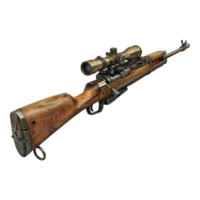 Firing Rifle on Transparent Background png