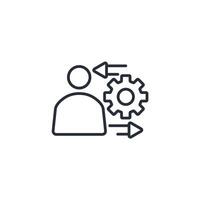 Capability icon. .Editable stroke.linear style sign for use web design,logo.Symbol illustration. vector