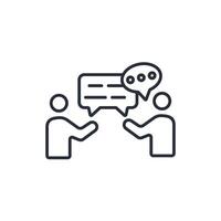Mentor icon. .Editable stroke.linear style sign for use web design,logo.Symbol illustration. vector