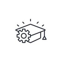 Mastery icon. .Editable stroke.linear style sign for use web design,logo.Symbol illustration. vector