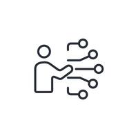 skill icon. .Editable stroke.linear style sign for use web design,logo.Symbol illustration. vector