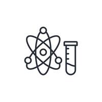 Science icon. .Editable stroke.linear style sign for use web design,logo.Symbol illustration. vector