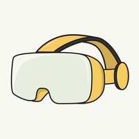 VR Headset icon Gamer set gamer icon set game icon set flat game streamer elements collection vector