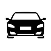 Car front line icon. Simple style sign symbol. Auto, view, sport, race, transport concept. illustration isolated on white background. vector