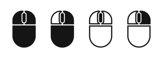Computer Mouse Icons set. Computer mouse icons vector