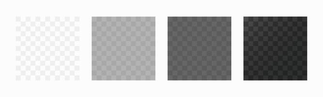 Transparent pattern background. Transparent background. Transparent backdrop. Different transparent backgrounds vector