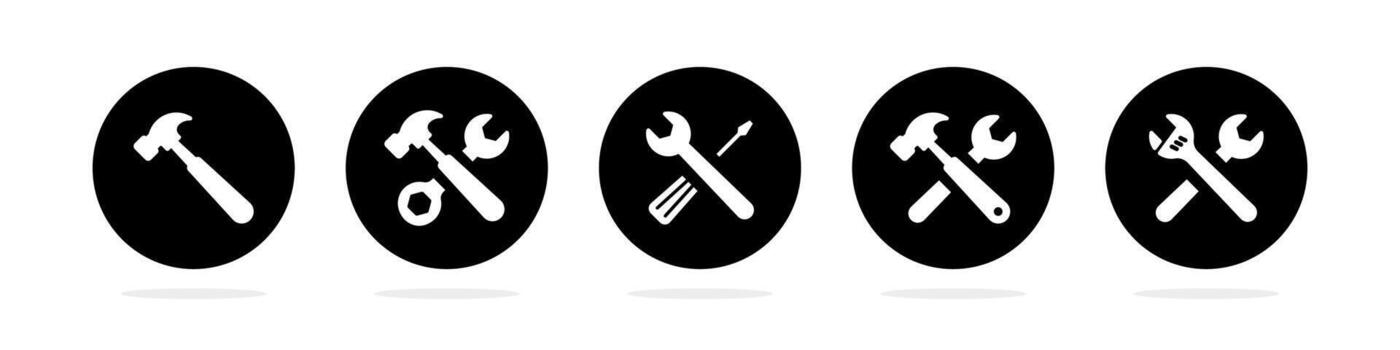Tools. Working Tools. Tool icon set. Working tools. Tool kit icons. vector